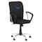 Dreamseat Curve Task Chair with Carolina Panthers Secondary Logo XZOCCURVE-PSNFL20021 - alternate 1